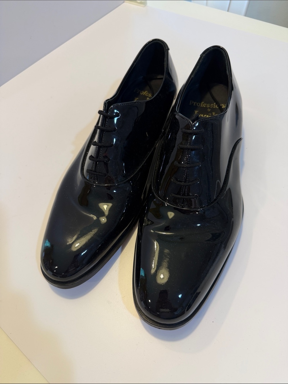 Loake Todd Snyder Black Patent Leather Oxford Dress Shoes  Sz 10.  Tub10